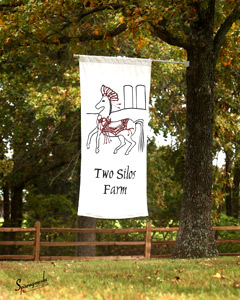 Two Silos Farm Flag
